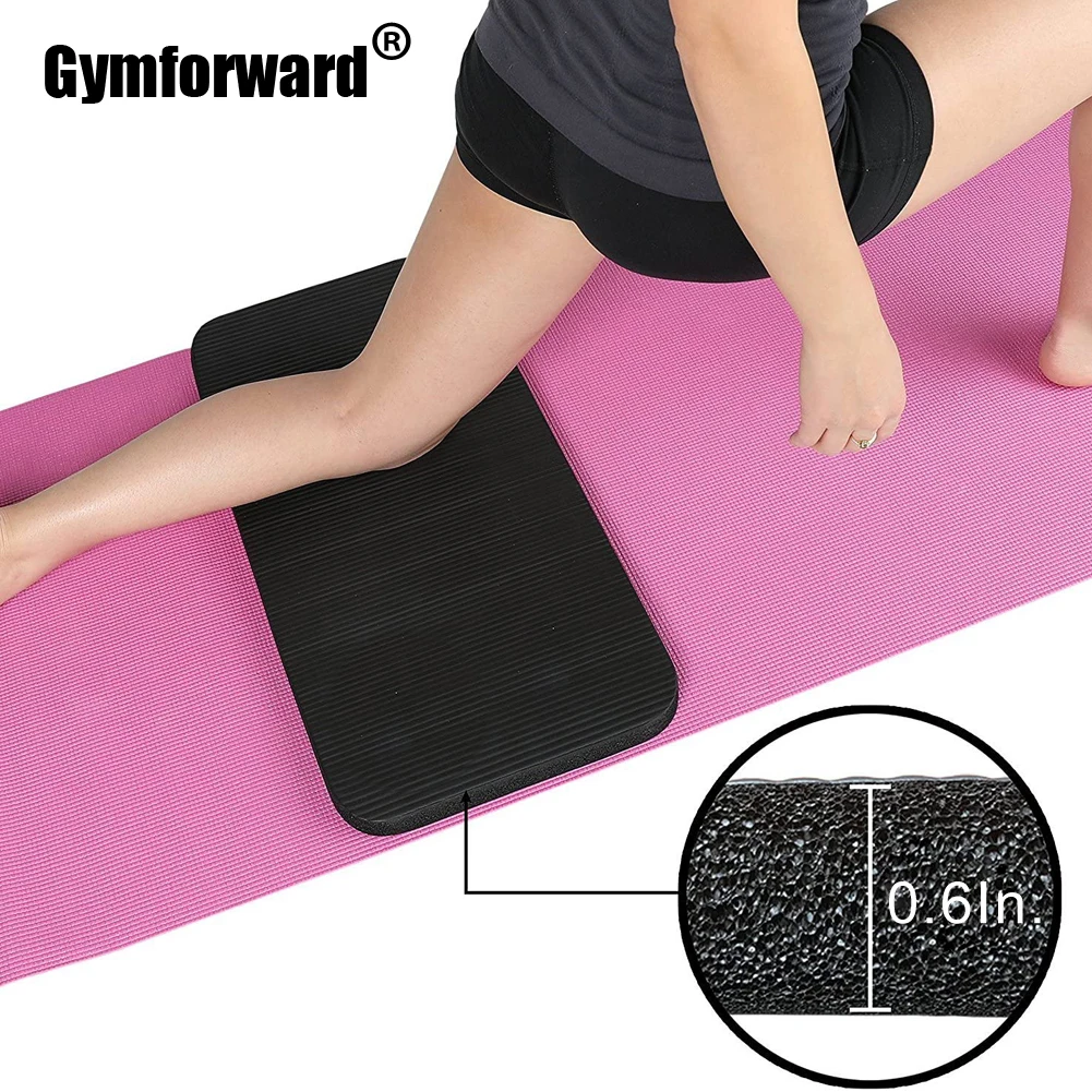 1.5cm Extra Thick Yoga Knee Pad Non-slip Foam Yoga Pads Fitness Crossfit Pilate Mat Workout Sport Plank Cushion Gym Equipment 1