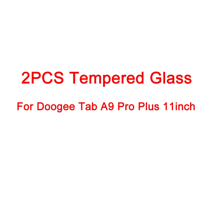 2-Pack 9H Tempered Glass HD Clear Screen Protectors