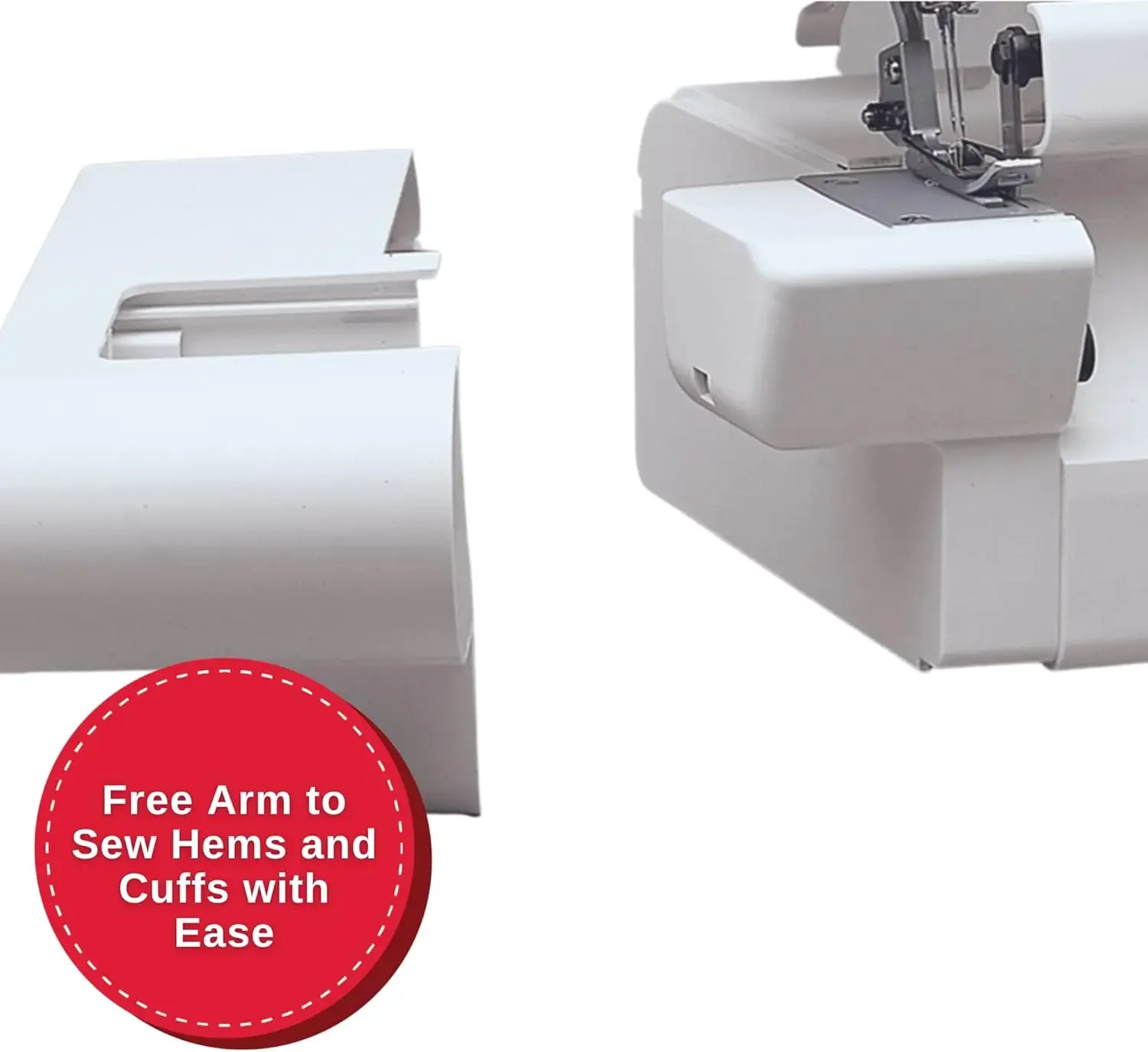 S14-78 Serger with Accessory Kit | Overlock Machine with 2-3-4 Stitch Capability, Differential Feed, LED Light & Free Arm, White 6