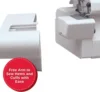 S14-78 Serger with Accessory Kit | Overlock Machine with 2-3-4 Stitch Capability, Differential Feed, LED Light & Free Arm, White 6