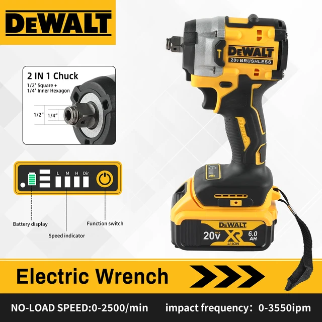 20V Brushless Impact Wrench 1