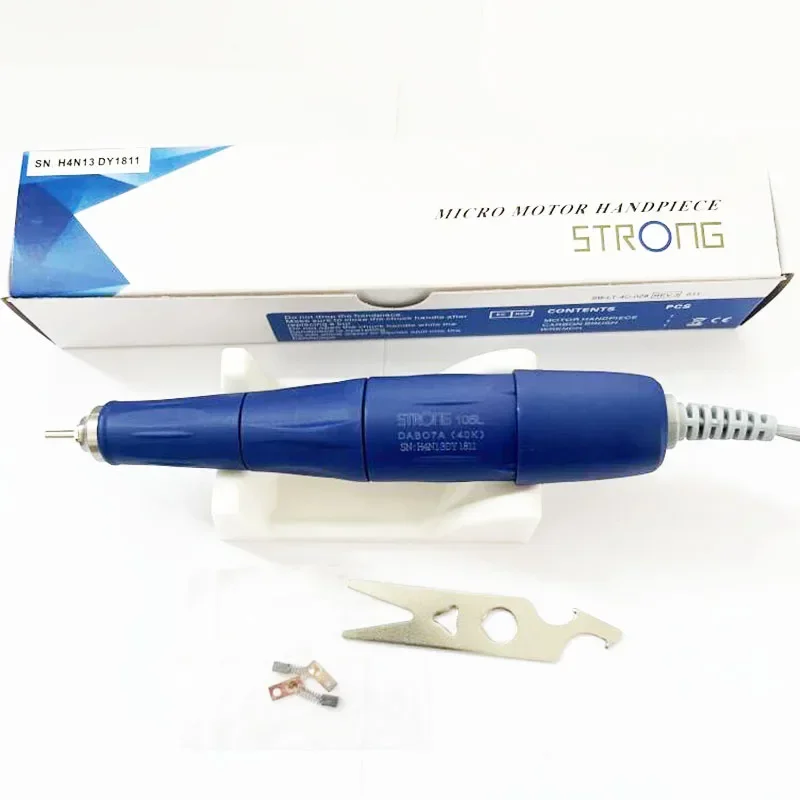 Nail Drill Pen Strong 105L Handpiece For STRONG 210 90 204 207B Marathon Electric Manicure machine Nail Drill Polish File Bits 4