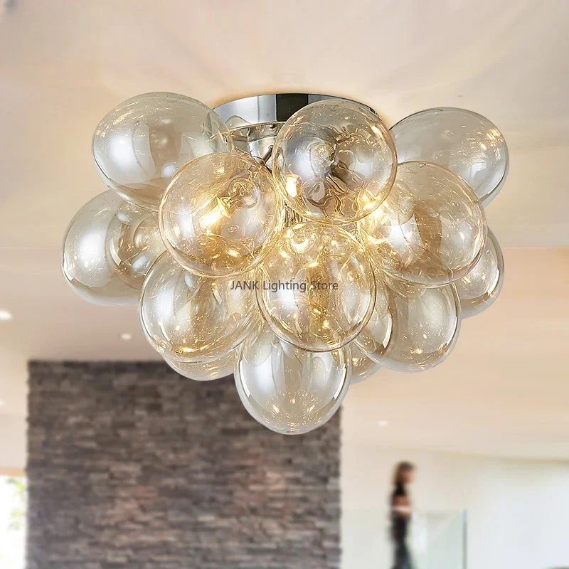 

Designer Bedroom Ceiling Lamp Leds Habitacion Lighting Fixture Home Decoration Study Cloakroom Dining Room Glass Chandelier