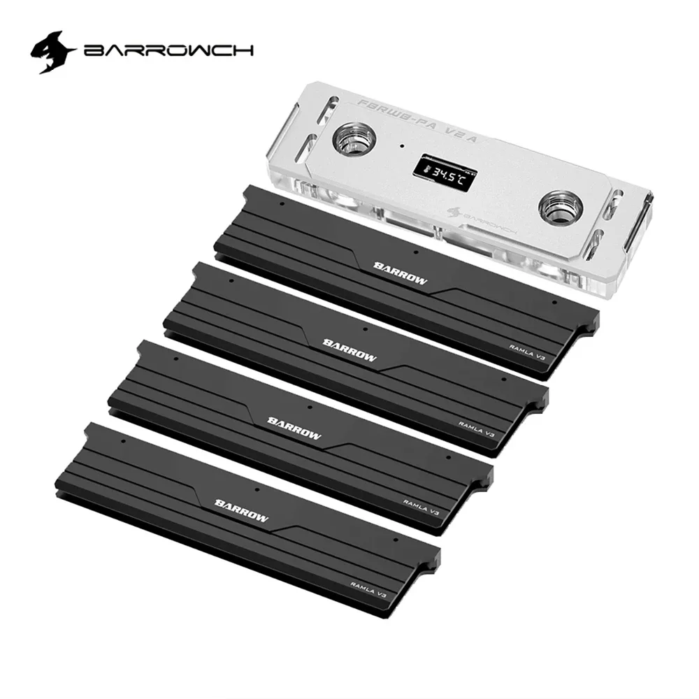 【本格水冷】BARROWCH メモリ水冷ブロック Barrowch-メモリブロック,水冷ブロック,5v argb 3ピン照明,ddr5