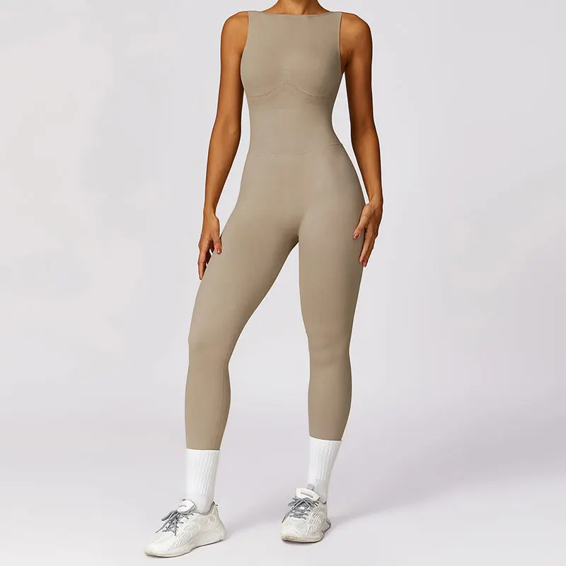 New Women Seamless Jumpsuits One-Piece Yoga Suit Dance Belly Tightening Fitness Workout Set Stretch Bodysuit Push Up Gym Clothes yoga set sports set gym workout set sportswear set fitness set fitness jumpsuit fitness one piece wear
