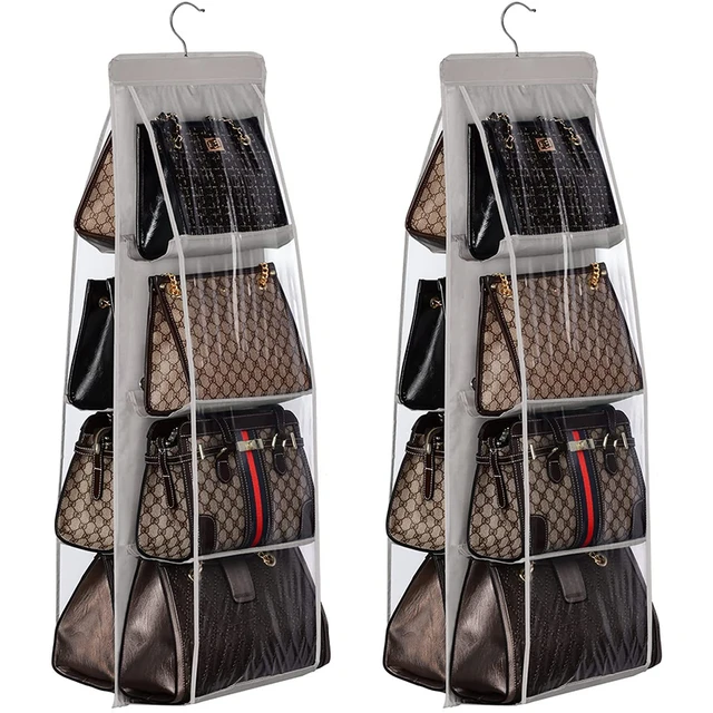 Buy Handcuffs Purse Organizer 6 Pocket Foldable Hanging Handbag