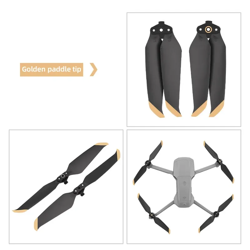 7238F Propellers for DJI Mavic Air 2/2S Drone Low Noise Props Blade Wing Fan Drone Accessories