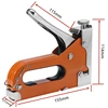 3 in 1 Stapler Nail Gun Staple Gun Nailer Upholstery Fix Furniture Tool Wood Frame Stapler Stainless Steel Hand Tool 600 pcs Nai 6