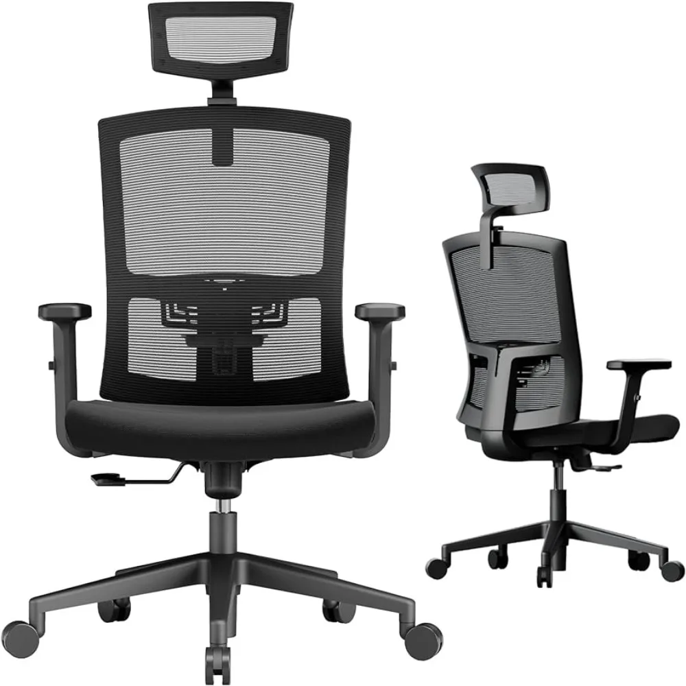 

NOBLEWELL Office Chair, Desk Chair, Ergonomic Office Chair with Swivel & Rocking Tilt, Computer Task Chair Mesh Office Chair