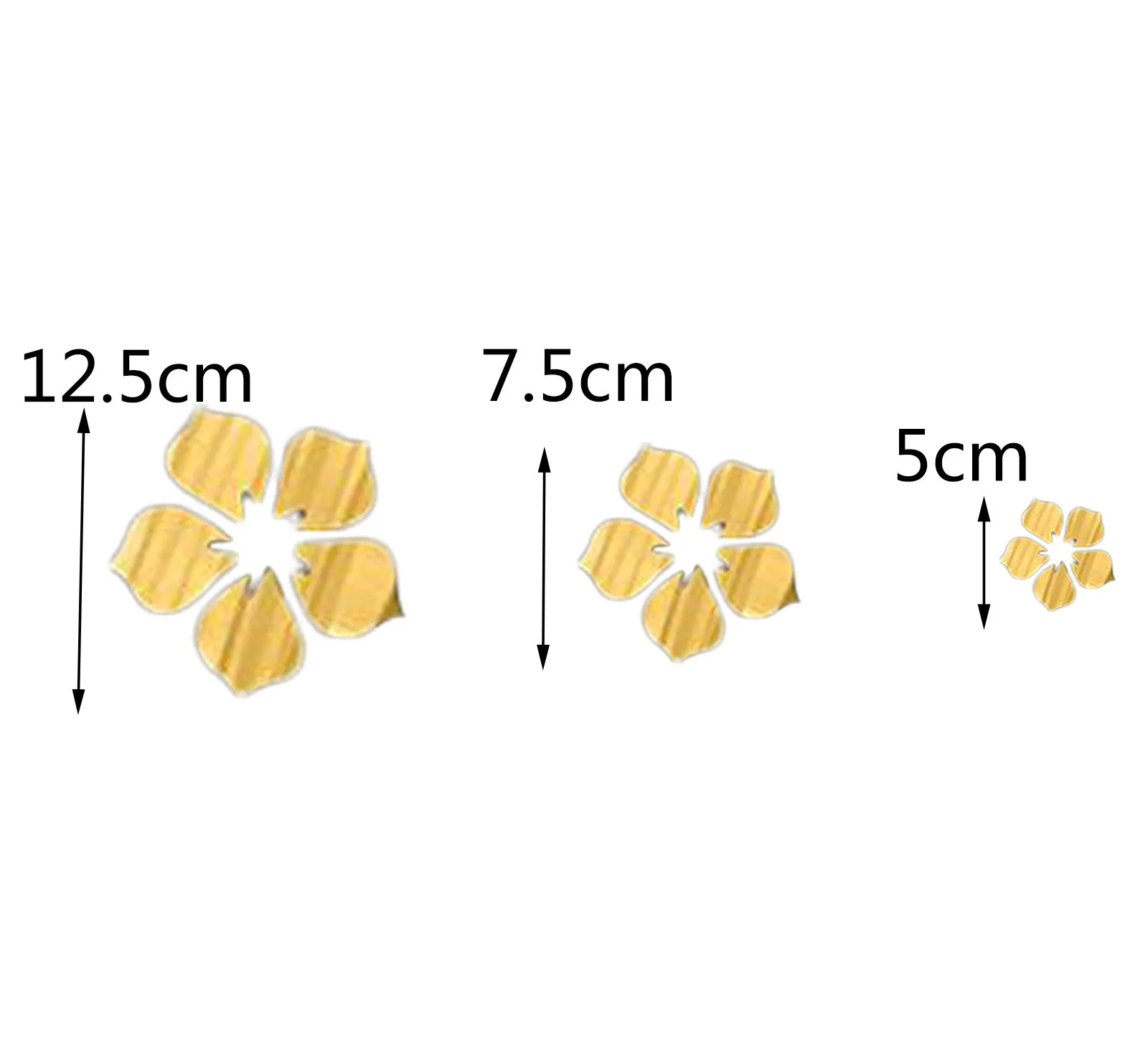 Items 3d Acrylic Flower Mirror Wall Sticker Bedroom Room Wall Decoration Daily Necessities Housewear & Furnishings
