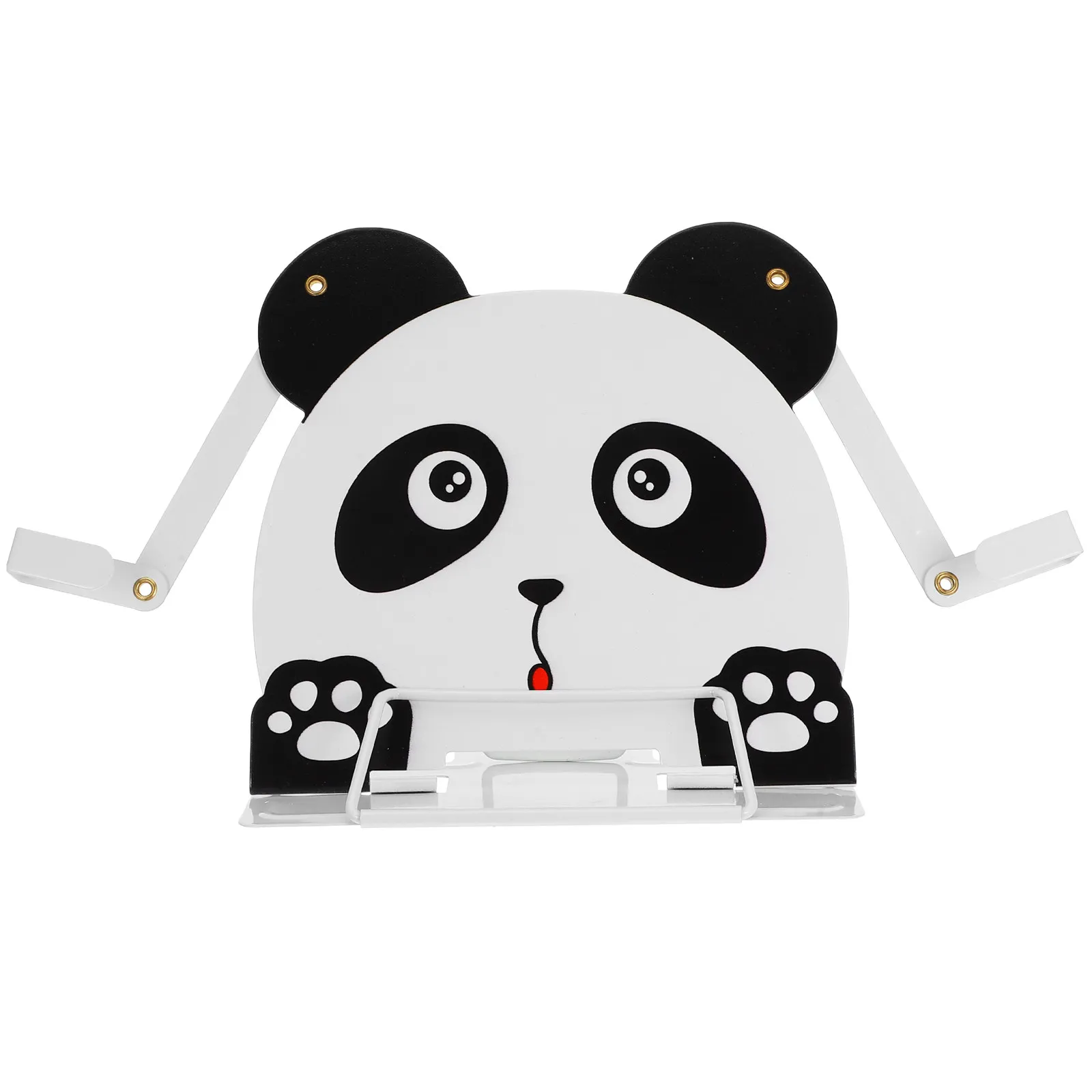 어린이 동물 책꽂이 팬더 디자인 휴대용 다기능 책상 홀더 독서용 데스크탑 책 전시대