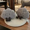 23x26cm Small Dark Cloud Pillow Plush Stuffed Angry Emotion Black Cloud Natural Cushion with Legs Decor Plushie Peluche Gift 4