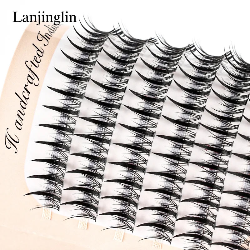 Individual Lashes 6 Rows 246 Bundles Cluster Spikes Lash Wispy Premade Russian Natural Fluffy False Eyelashes Makeup Tool Lashes 4 Individual Lashes 6 Rows 246 Bundles Cluster Spikes Lash Wispy Premade Russian Natural Fluffy False Eyelashes Makeup Tool Lashes - Image 4