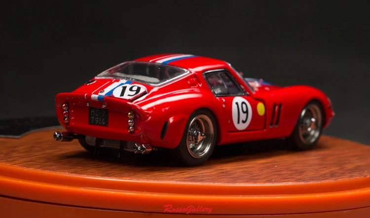 PGM 1:64 For 250GTO 1962 24h Lemans 2nd Alloy Fully Open Limited Edition  Resin Metal Static Car Model Toy Gift