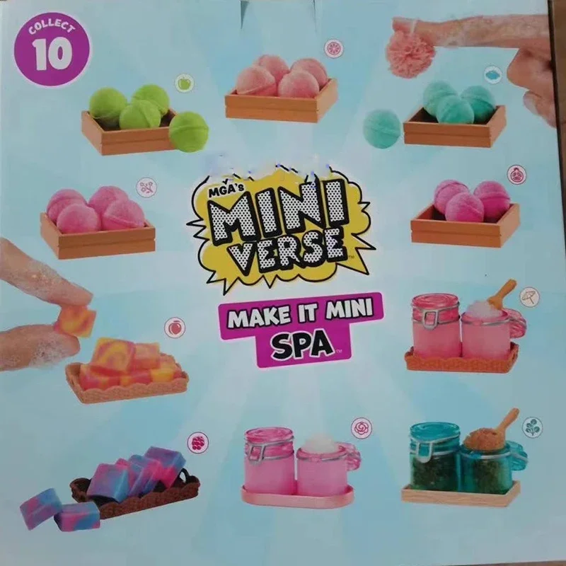 

Mga Miniverse глухая коробка Mini Spa Series загадочная коробка «сделай сам» Аксессуары для спа коробка для игрушек аксессуары для сюрпризов набор игрушек подарки для девочек