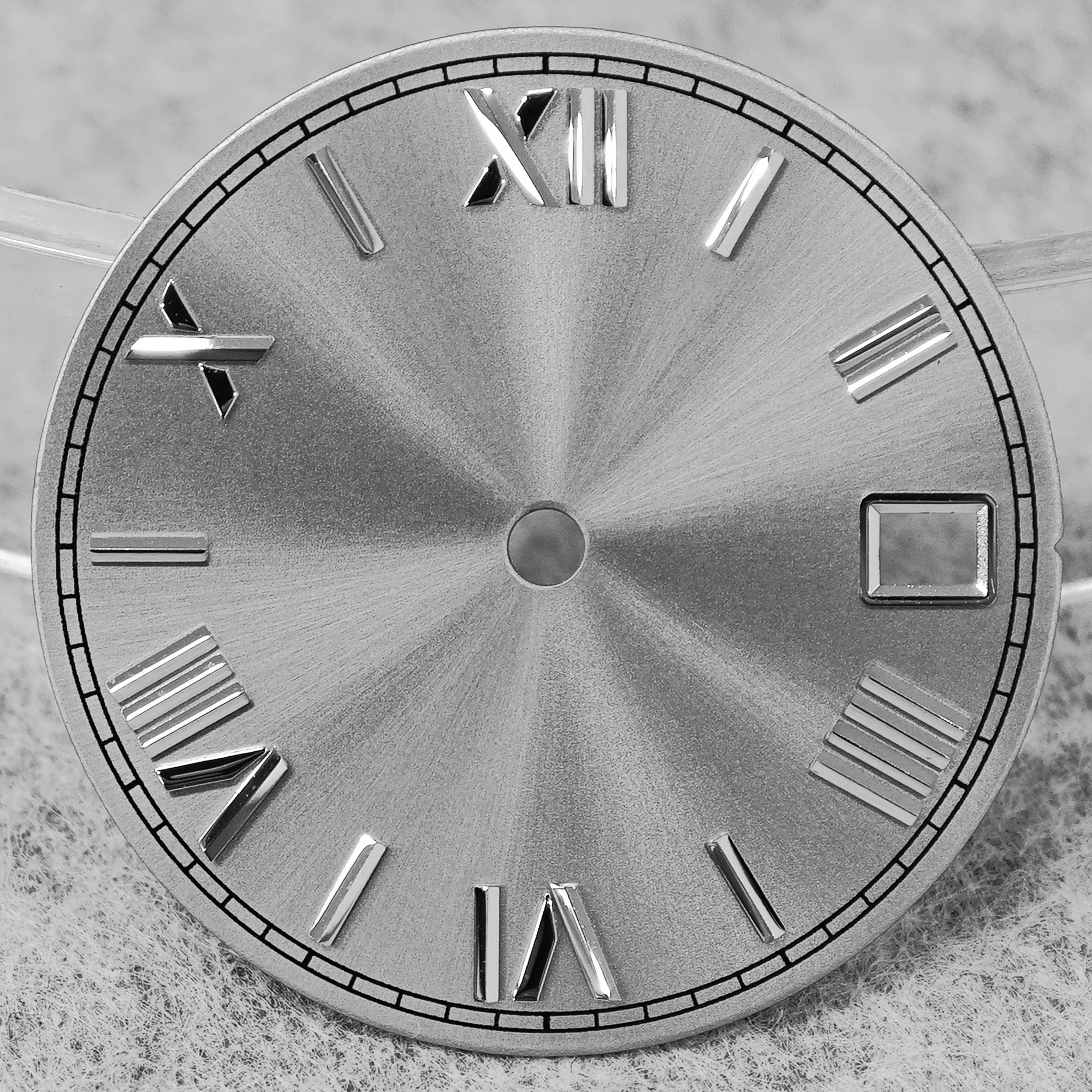 Green Luminous High-Quality Watch Face for Date Series, 28.5mm Dial