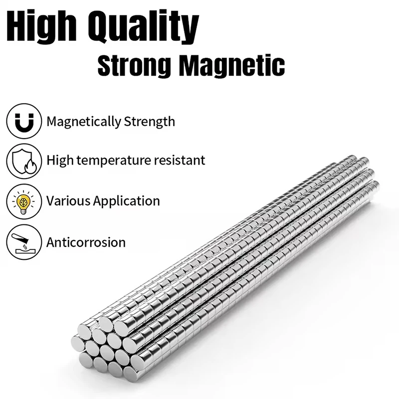 5x3mm Small Round Fridge Magnets Super Strong Magnetic Powerful Magnets for Building Scientific Craft Office DIY Home Decoration
