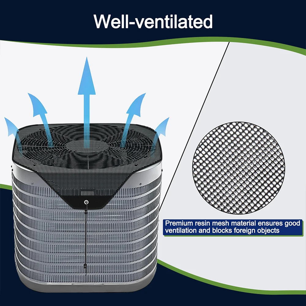 Durable Universal Mesh Cover for Outdoor Air Conditioner Units