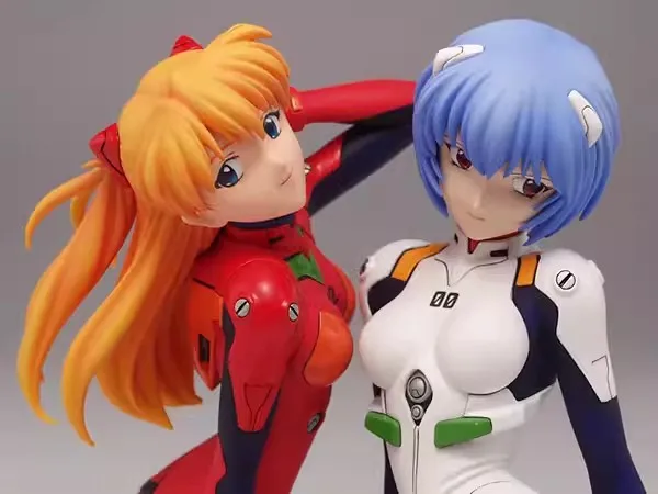 

Anime Uncolored Resin Figure Kit 1/8 Ayanami Rei Asuka Langley Soryu EVA Unpainted Garage Resin Kit Model GK toys Gift