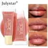 Nude Brown Plumping Lip Gloss Moisturising Fruit Lip Oil Transparent Fullness Lips Tint Soft Tube Makeup Applicator Beauty Care 4