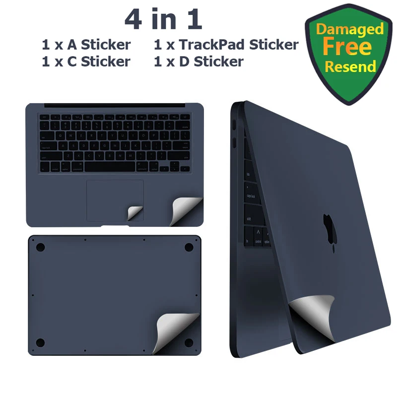 Película Proteção para Macbook Autocolante para o Modelo 2024 Air 15 A2941 13 m2 A2681 Pro 14 16 m3
