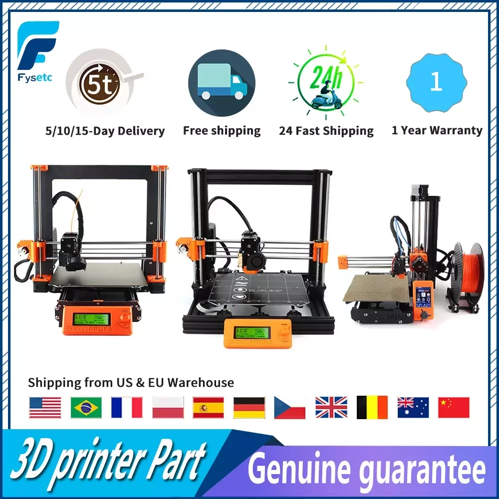 Clone Prusa i3 MK3S Full Kit Clone Prusa mini DIY Full kits Clone Prusa i3 MK2.5S MK3S MMU2S ...
