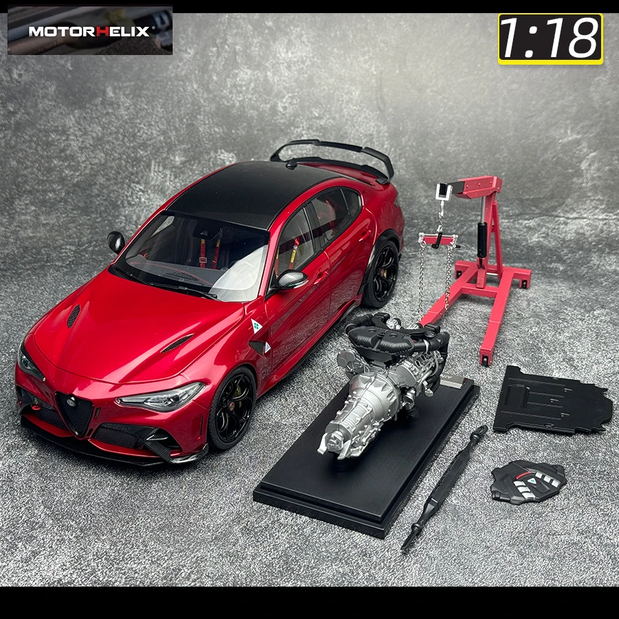 MOTORHELIX 1/18 scale New Alfa Romeo Giulia GTAm Car model Metal