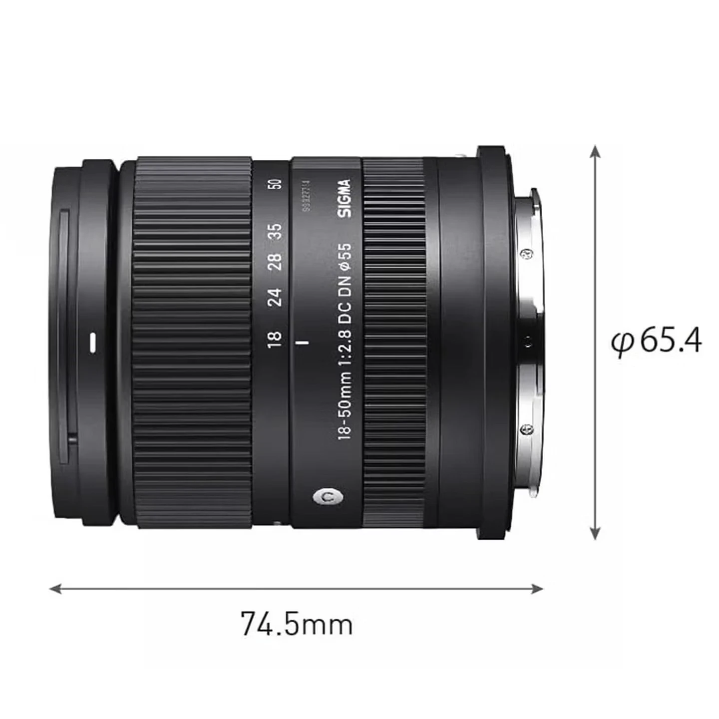새로운 시그마 18-50mm F2.8 DC DN 컨템포러리 APS-C 미러리스 카메라 렌즈, , 후지필름, 파나소닉 카메라용 표준 줌 렌즈