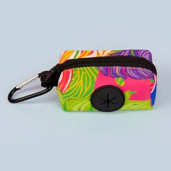 Stylish Dog Poop Bag for Effortless Cleanup (Single or Double Pack) (Tropical rainforest)