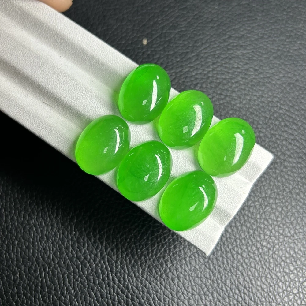 Meisidian Natural Burma Jadeite Treatment 20x25 Flatback Myanmar Jade
