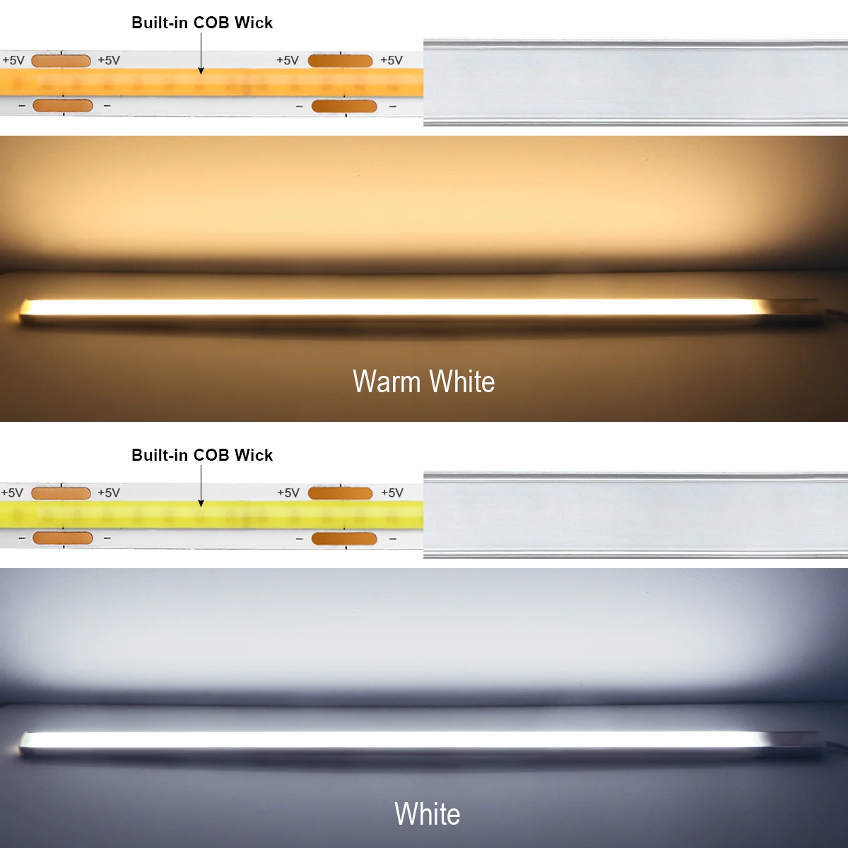 LED Motion Sensor Light Hand Scan On Off Motion Sensor Cabinet Light COB LED Light Bar Night Kitchen USB Table lamp Fathers Day Gifts