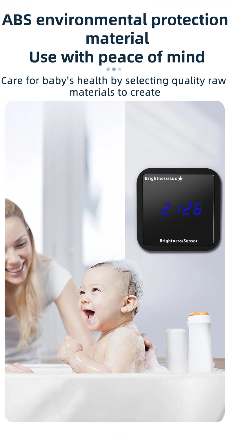 Tuya Smart WiFi/Zigbee Light & Temp/Humidity Sensor, Alexa Compatible for Smart