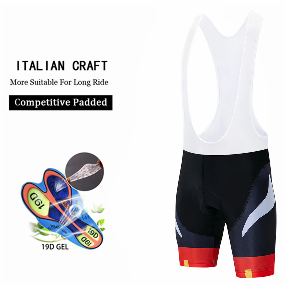 Team Cycling Shorts Men Bike Shorts Tights MTB Pro Bicycle Wear Summer Breathable Quick-dry 19D GEL Padded