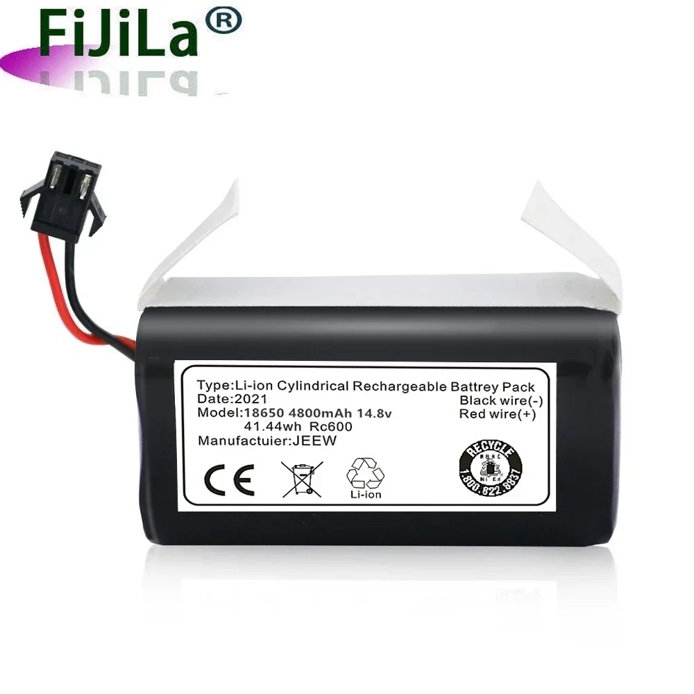 

Vacuum Cleaner Li-ion 14.4V 4800mAh Battery for CONGA EXCELLENCE 990 1092 Ecovacs Deebot N79/N79S Eufy Robovac 11/11S/12/15C/35C