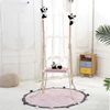 Antiskid and Stable Swing Comfortable Indoor Sitting Tassel Adult Suspended Hanging Chair Balance Perception Without Carpet Doll 1