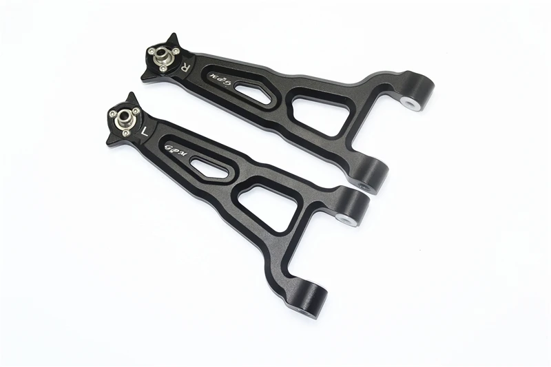Aluminum Front Knuckle Arms Upgrade Set For LOSI 1/6 Super Baja Rey & 2.0 RC Trucks (Black) - View #3