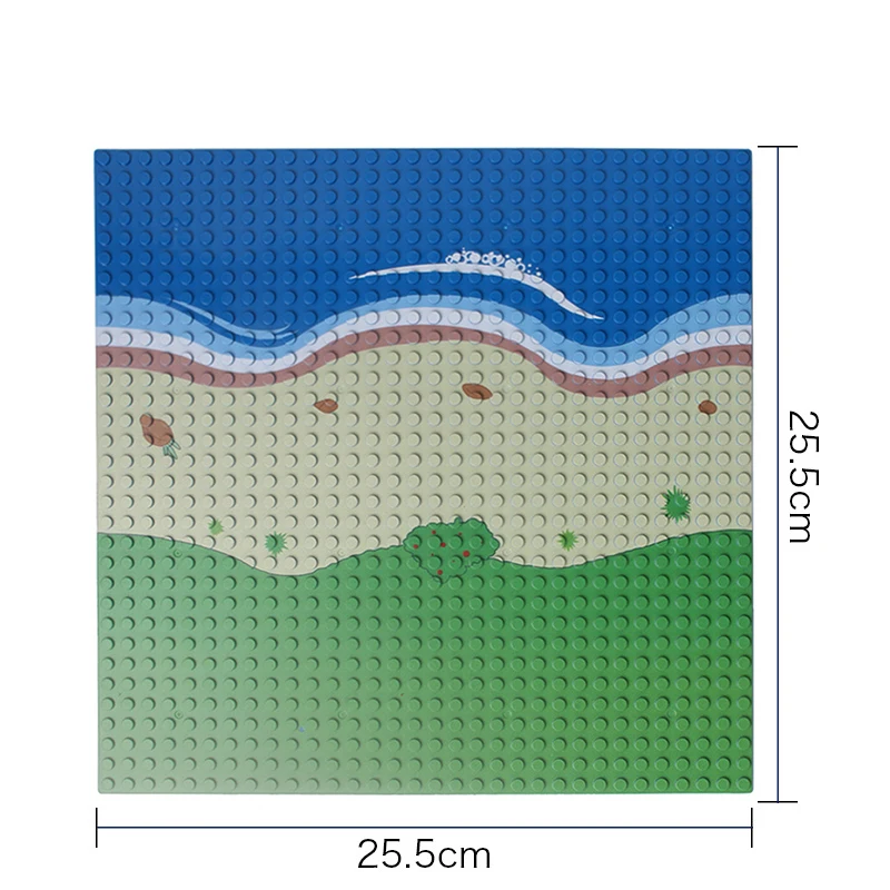 little dutch stacking blocks Hole Classic Baseboard Building Blocks DIY Small Particle Compatible Building Block Baseboard Children's Toys rainbow stacking blocks Blocks