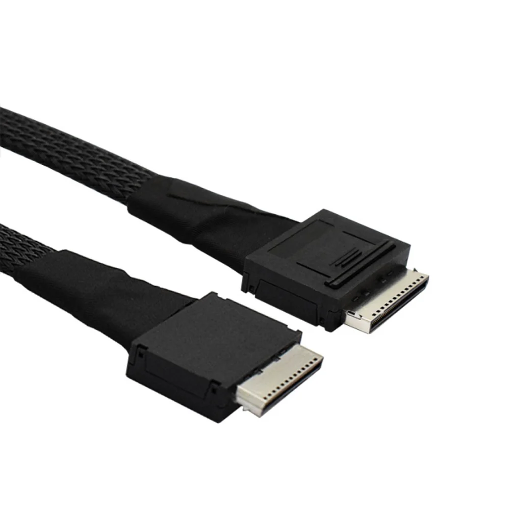 Cabo de Transferência de Dados de Alta Velocidade Oculink Sff 8611 8i para Sff 8611 8i Conexão Pcie4.0 Gen3 Servidor - Imagem 5