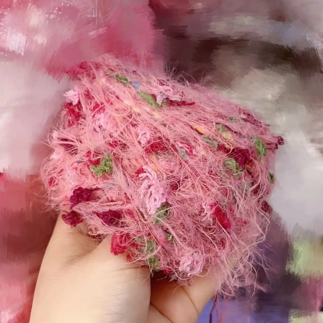

80g Hand Mixed Yarn for Knitting Fancy Knit Yarn Hand Crochet Thread Yarn Mix Crochet Line Handmade Bag Sweater