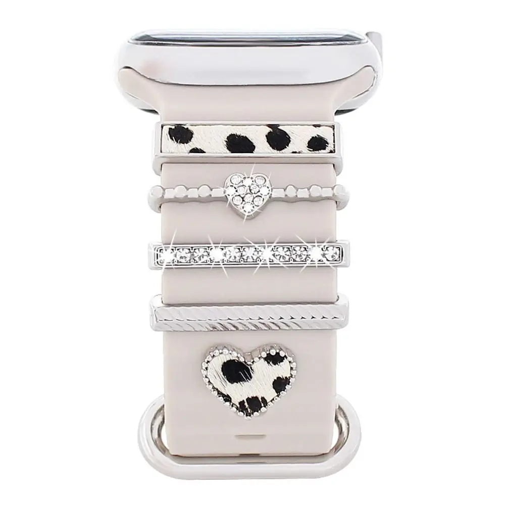 Artistic Jewelry-Inspired Watch Band Charm and Accessory Set