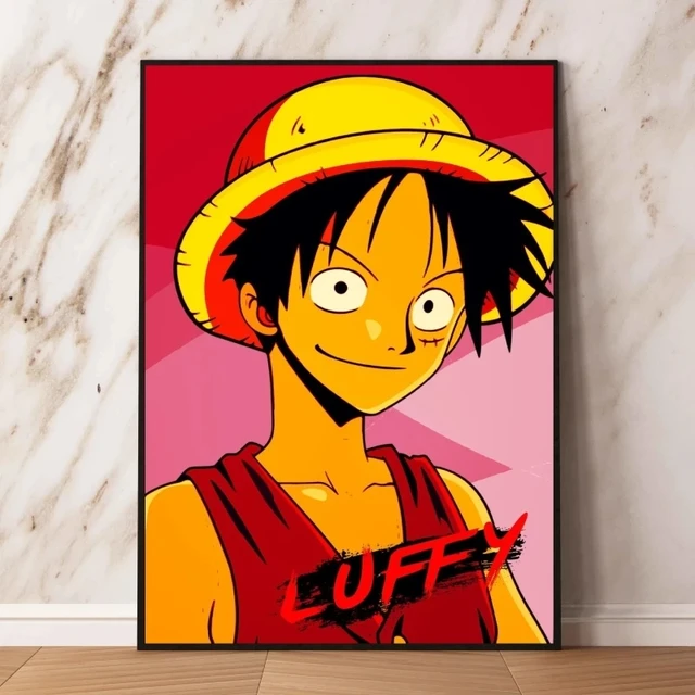 Impressão em tela pintura luffy zoro anime uma peça sala de estar desenho  animado personagem imagem cartaz clássico fotos arte da parede casa -  AliExpress