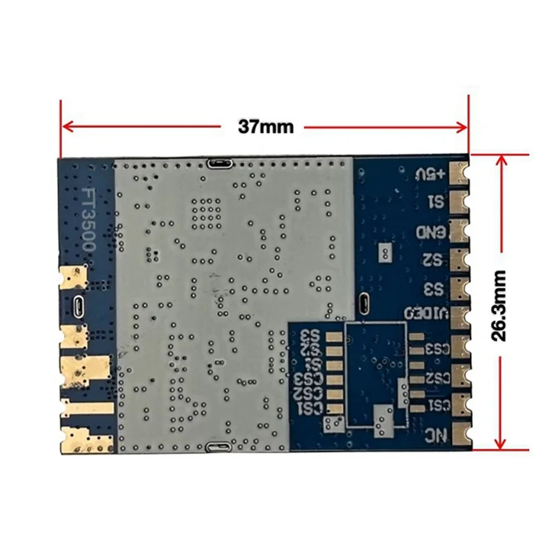 3.3G FT3500 VRX Receiver Module 64CH FPV Analog Video Receiver Module 3060-3500Mhz Forfpv RC Racing Drone