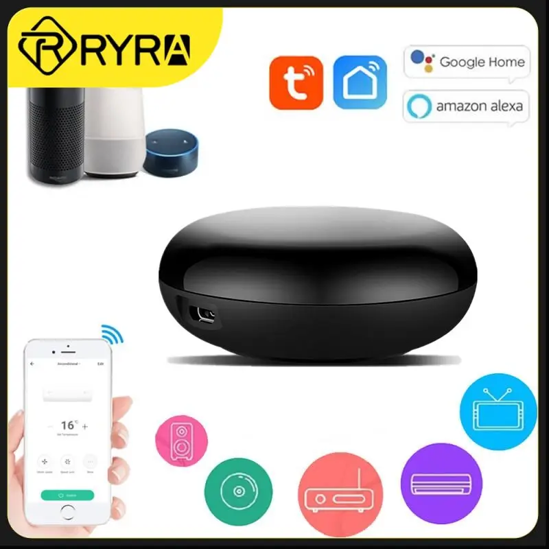 

Инфракрасный пульт дистанционного управления WiFi Tuya с таймером, работает с приложением Smart Life и Alexa Home для ТВ, DVD, кондиционеров