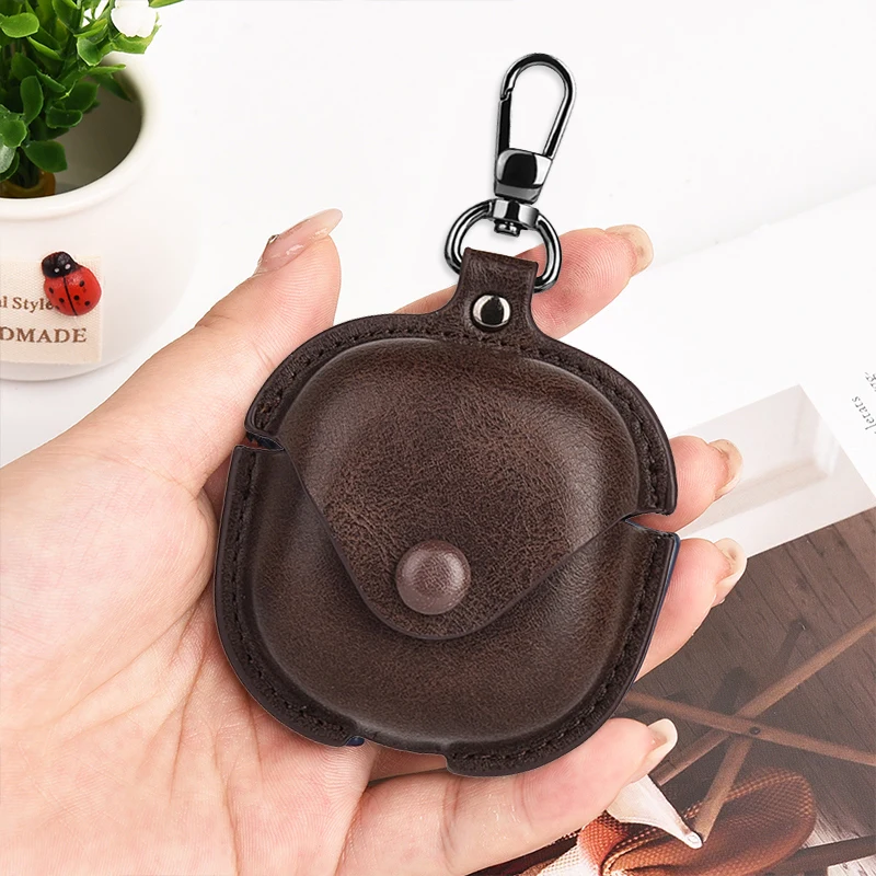 Per Samsung Galaxy Buds Live Pro 2 Buds2 Pro Buds Fe Custodia Per Auricolari Custodia Protettiva In Pelle Fibbia Boxs Bag