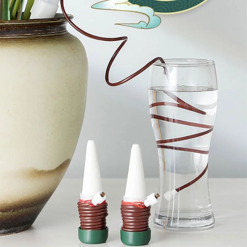 Ceramic Self Watering Spikes Automatic Plants Drip Irrigation Water Stakes for Indoor Outdoor garden watering system