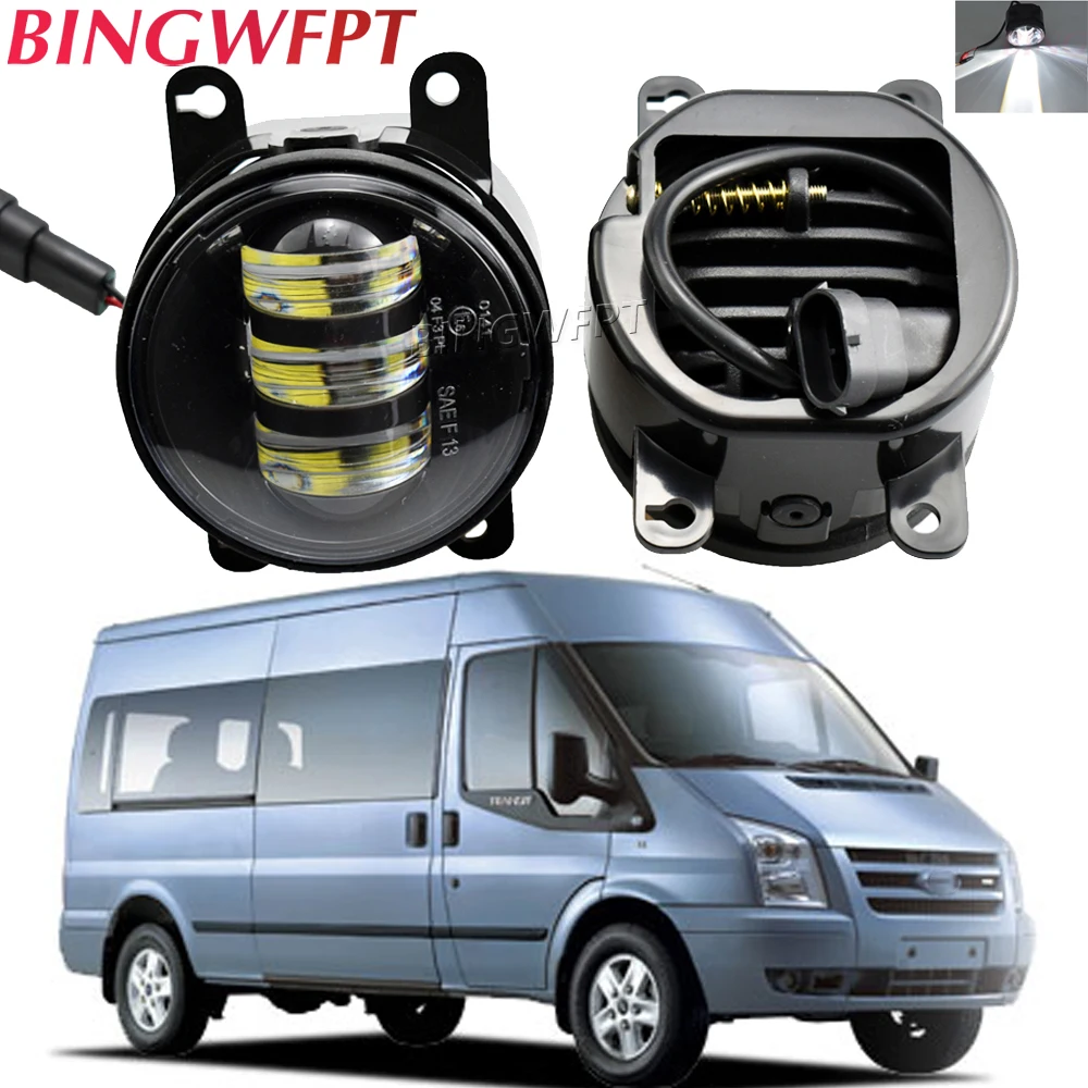Gruppo Fendinebbia 12V Fendinebbia 2 Pezzi Per Ford Focus 2 Focus 3 C-Max Fiesta Fusion Mustang Transit Platform Chassis 2006-2015