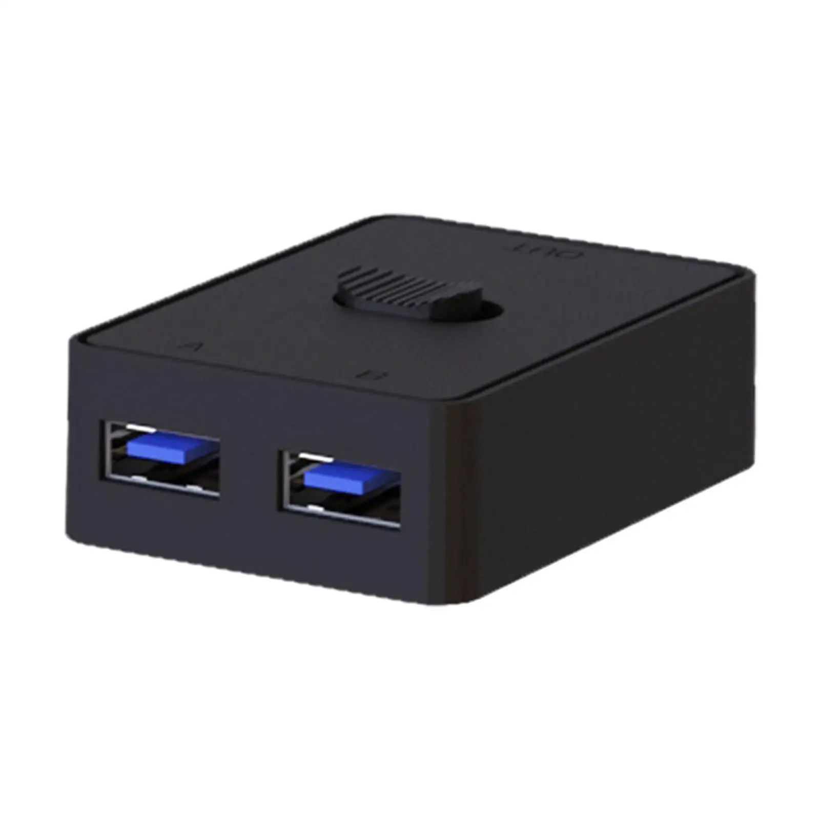 USB Printer Sharing Switch 1 in 2 or 2 in 1 Out Easy to Install High Speed Peripheral Switcher Box for Mouse PC Computer Printer