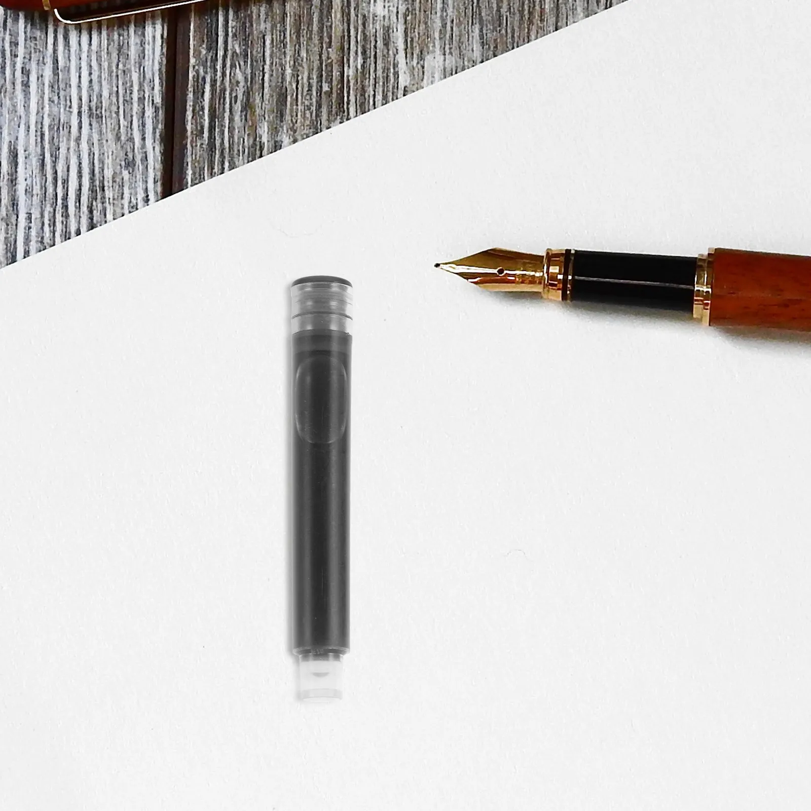 100Pcs 지울 수 있는 만년필 잉크 리필 부드러운 필기감 누출 방지 누출 방지 소형 경량 학교 사무실 가정용