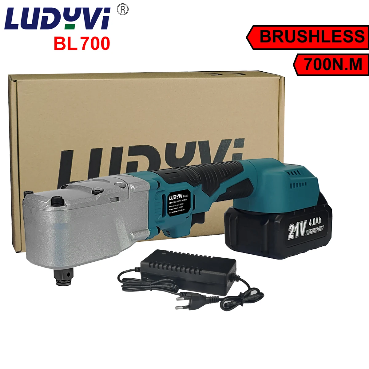 Brushless electric wrench 700N.M 90 degree right angle power tool can be used to repair the car with dismantling screws and nuts the new self leveling bl touch can be used with 3d printer artillery sidewinder x2 and genius pro