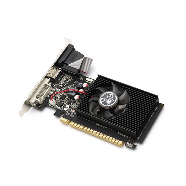 

Графическая карта GeForce GT710 Gold Edition II-2GD3 для ПК, компьютера, компьютера, с поддержкой gt 710, 2 Гб, охлаждающий вентилятор, vga-карта